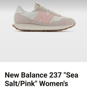 New Balance  237 Size 11 Sea Salt/Pink